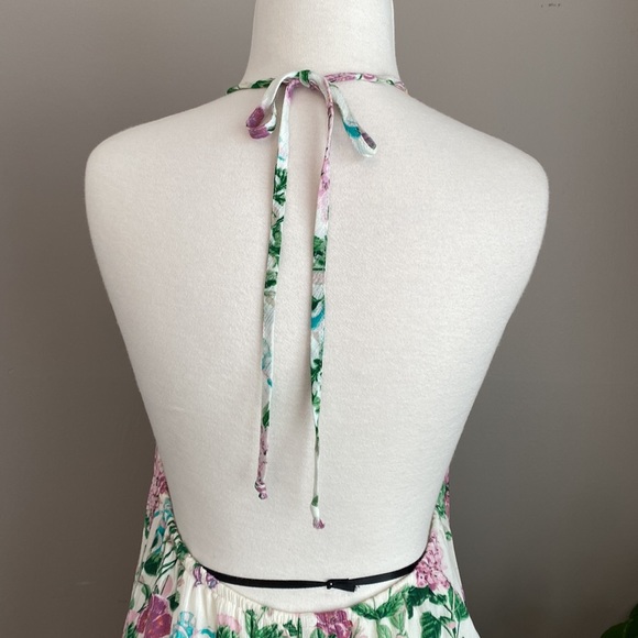 ⭐️⭐️PICK 5 for $20 Show Me Your MuMu Katy Halter Floral Dress Medium - Picture 7 of 10